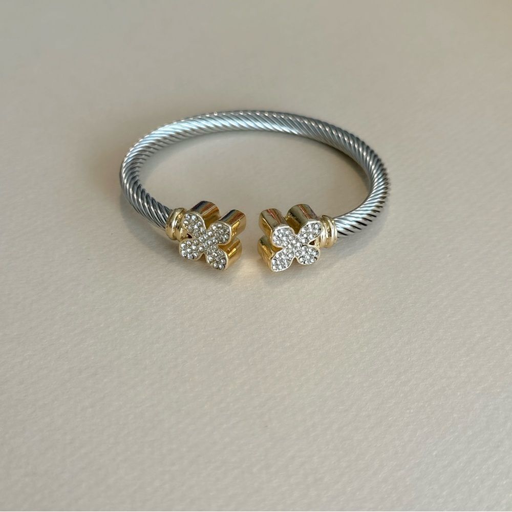 Clover bangle  M932 - Picture 2 of 4